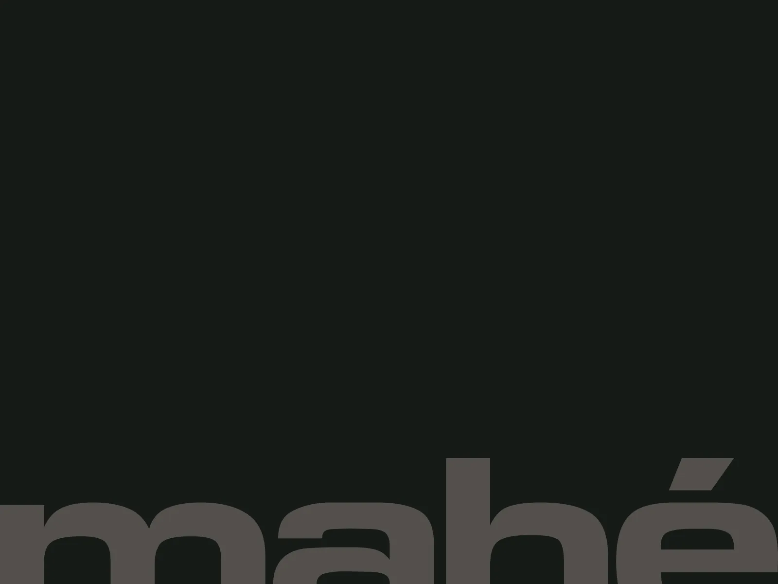 Mahé website homepage with campaign photography and product cards